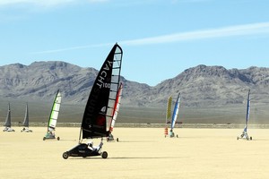 Racing at Ivanpah Dry Lake, CA photo copyright Steve Irby taken at  and featuring the  class