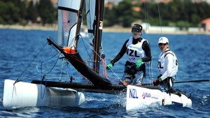 NZL Youth Trust&rsquo;s Multihull crew -2011 ISAF Youth World Championships, Zadar Croatia photo copyright Sime Sokota taken at  and featuring the  class
