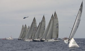 This was meant to be the start of Race Seven, but was a General Recall instead. - 2011 Rolex Farr 40 Worlds photo copyright  John Curnow taken at  and featuring the  class