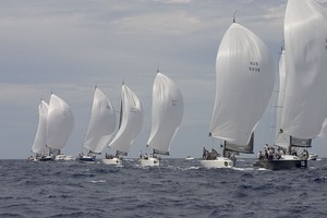 Nearly everyone toed the line downhill. - 2011 Rolex Farr 40 Worlds photo copyright  John Curnow taken at  and featuring the  class