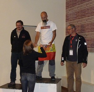 Santi receives his 2010 World Championship photo copyright Ross Vickers taken at  and featuring the  class