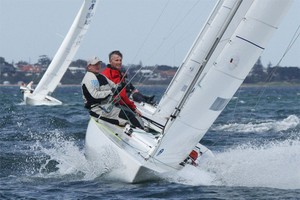 Water was going everywhere. - Etchells Entire Winter Series photo copyright  Alex McKinnon Photography http://www.alexmckinnonphotography.com taken at  and featuring the  class