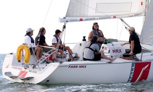 Garry Hassall's Hall Spar team made North Sails earn their win - NZ Marine Industry Sailing Challenge 2011 photo copyright Trish Macky taken at  and featuring the  class