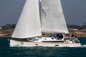 The Beneteau Sense 50, named top sailboat in the NMMA Innovation Awards. photo copyright Image supplied . taken at  and featuring the  class