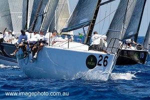 Marcus Blackmore's ``Hooligan`` - ROLEX FARR 40 WORLDS 2011 photo copyright Howard Wright /IMAGE Professional Photography http://www.imagephoto.com.au taken at  and featuring the  class