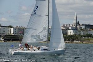 Racing took place in Scotsman's Bay - The World conquer Ireland to win International Match Racing Challenge photo copyright Brian Carlin taken at  and featuring the  class