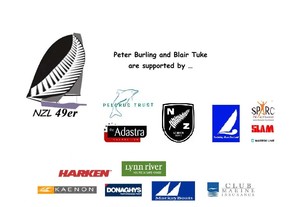June 2011 Peter Burling and Blair Tuke are supported by --- - Perth 49er World champs photo copyright Event Media taken at  and featuring the  class