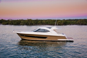 The new 44000 Sport Yacht Series II features more power, more style, more luxury and more options photo copyright Stephen Milne taken at  and featuring the  class