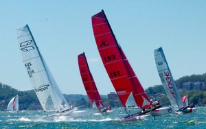 Australian F18 National Championship photo copyright Lulu Roseman taken at  and featuring the  class