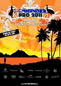 Official Downunder Pro poster - Downunder Pro - Formula Windsurfing Championships photo copyright Downunder Pro O'Brien taken at  and featuring the  class