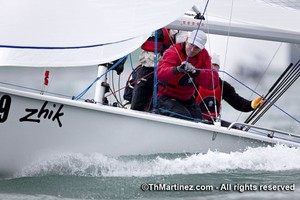 (GBR3489)  ``RED`` Robert Greenhalgh; Shane Hughes; Jerrry Epplett; Kirsty Skinner - ZHIK SB3 Worlds 2011 photo copyright ThMartinez/Sea&Co - copyright taken at  and featuring the  class