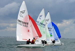 252808 186858891376817 123295504399823 557437 2801150 n - Day 1, 2011 World Flying Fifteen Championships, Hayling Island photo copyright Gerald New http://www.sail-world.co.uk taken at  and featuring the  class