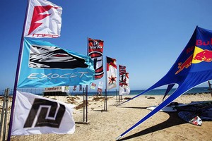 All the flags - PWA Costa Teguise Lanzarote World Cup 2011 photo copyright  John Carter / PWA http://www.pwaworldtour.com taken at  and featuring the  class