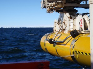 Autosub3 is deployed to go under Pine Island Glacier photo copyright British Antarctic Survey http://www.antarctica.ac.uk taken at  and featuring the  class