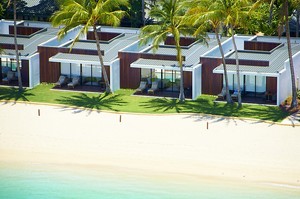 Hayman Island Beach Villas are just as their name promises - utterly beach frtont. photo copyright Hayman www.hayman.com.au taken at  and featuring the  class