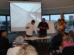 Cruising Prep School sail repair demo - Copy photo copyright  SW taken at  and featuring the  class