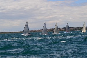 Finn racing at Weymouth 2011 photo copyright Dan Slater taken at  and featuring the  class