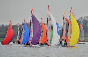 Musto Skiffs at Rutland photo copyright Tania Samus http://www.photoskiff.com taken at  and featuring the  class