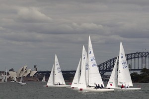 Etchells racing - Audi Sydney Harbour Regatta 2011 photo copyright  Andrea Francolini / Audi http://www.afrancolini.com taken at  and featuring the  class