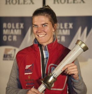 Golden Torch Award for best performance by a US sailor- Paige Railey, Laser Radial class - Rolex Miami OCR photo copyright  Rolex/Daniel Forster http://www.regattanews.com taken at  and featuring the  class