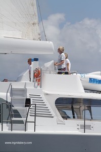 IMG 2498 - Sir Richard Branson racing his 105ft catamaran Necker Belle at the BVI Spring regatta photo copyright Ingrid Abery http://www.ingridabery.com taken at  and featuring the  class