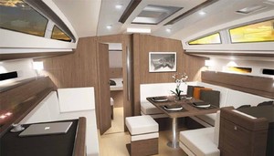 Sun Odyssey 44DS Interior 1 photo copyright  SW taken at  and featuring the  class