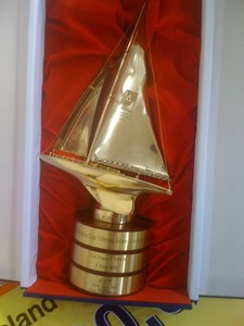 Korea Cup International Yacht race keeper trophy photo copyright Mike Evans taken at  and featuring the  class