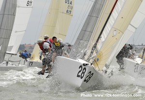 Melges 24 World Championships, Corpus Christi Texas. Day 2 photo copyright  Rick Tomlinson http://www.rick-tomlinson.com taken at  and featuring the  class