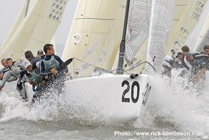 Melges 24 World Championships Corpus Christi, Texas.
Day 5 Friday , May 20, 2 races sailed in 17-22 knots. photo copyright  Rick Tomlinson http://www.rick-tomlinson.com taken at  and featuring the  class