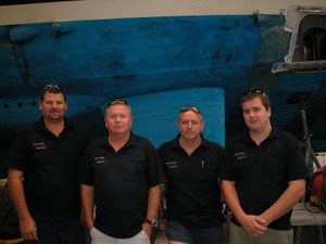 MEC team Murray Owen second left photo copyright Marine Engineering Consultants www.marineeng.com.au taken at  and featuring the  class