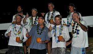McDowell, 2nd from left and crew. Photo Kimball Livingston Transpac photo copyright Kimball Livingston taken at  and featuring the  class