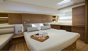 Nautor&rsquo;s Swan 80 - one of the cabins photo copyright  SW taken at  and featuring the  class