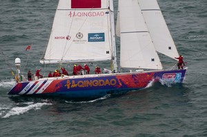 Qingdao at the start of Race 6 of the Clipper 11-12 Round the World Yacht Race photo copyright www.smileclick.co.nz/onEdition taken at  and featuring the  class