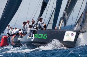 Team Mag - RC44 Cagliari Cup photo copyright Nico Martinez / RC 44 Class Association http://www.rc44.com taken at  and featuring the  class