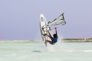 Sick moves from Sarah Quita - Bonaire PWA World Cup 2011 photo copyright PWA World Tour http://www.pwaworldtour.com taken at  and featuring the  class