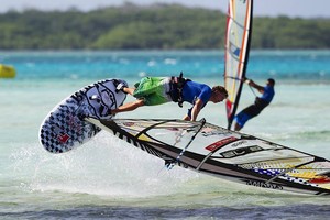 Steven Van Broeckhoven in action - Bonaire World Cup photo copyright  John Carter / PWA http://www.pwaworldtour.com taken at  and featuring the  class