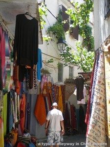Typical alley in Chefchaouen photo copyright Yacht Balvenie taken at  and featuring the  class
