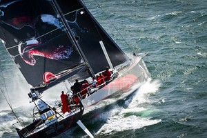 PUMA Ocean Racing powered by BERG Propulsion training onboard Mar Mostro off, Newport, Rhode Island. photo copyright  Dan Armstrong Photography taken at  and featuring the  class
