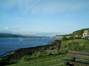View past the Royal Gourock Yacht Club where the incident occurred photo copyright  SW taken at  and featuring the  class