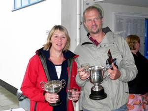 Winners Andy and Carol Gibson - Snipe South Eastern Championships 2011 photo copyright SW taken at  and featuring the  class