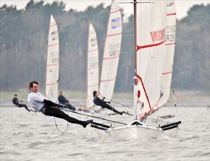 james - Musto Skiff Open Meeting at Chew Valley lake Sailing Club photo copyright Musto Performance Skiff /Ovington Boats http://www.mustoskiff.com/ taken at  and featuring the  class