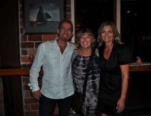 Organisers Dean Morris (left), Jeanette Tobin (Superyacht Support) and Di Dobbs (Freelance Media) at the Superyacht Support Christchurch Earthquake Appeal fundraiser photo copyright Ellie Brade - Superyacht Report http://www.theYachtreport.com taken at  and featuring the  class