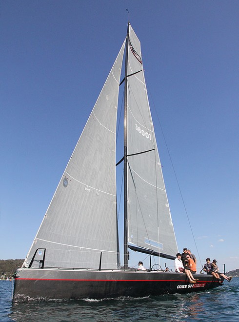 For her size, she has a big rig and a very cool 3Di wardrobe from North Sails. - McConaghy MC38 ©  John Curnow