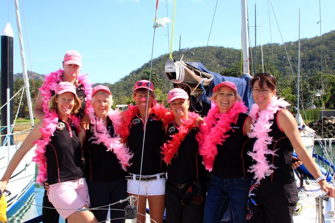 The Crew from ’Groove’ before final day of racing at Sealink Magnetic Island Race Week 2011 ©  SW