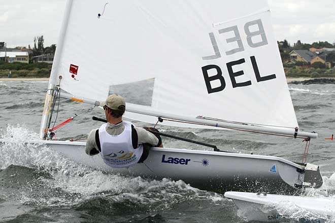 Belguim’s Lander Balaen - ISAF Sailing World Cup - Sail Melbourne 2011 © Teri Dodds - copyright http://www.teridodds.com