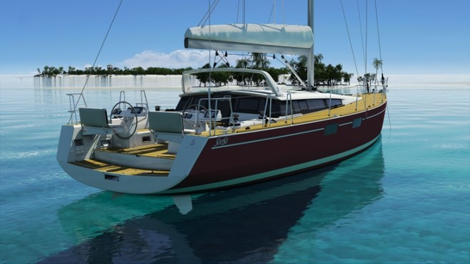 Sense(55)-3D1 - Ensign Yachts Beneteau QLD is proud to introduce you the New Beneteau Sense 55  © Beneteau property