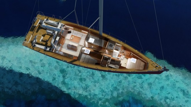 Sense(55)-3D4 - Ensign Yachts Beneteau QLD is proud to introduce you the New Beneteau Sense 55  © Beneteau property