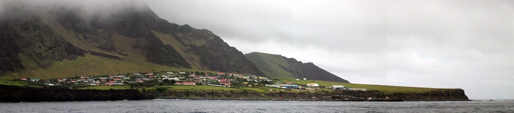 New Edinburgh, the only settlement on Tristan da Cunha, home to a population of 260  © SW