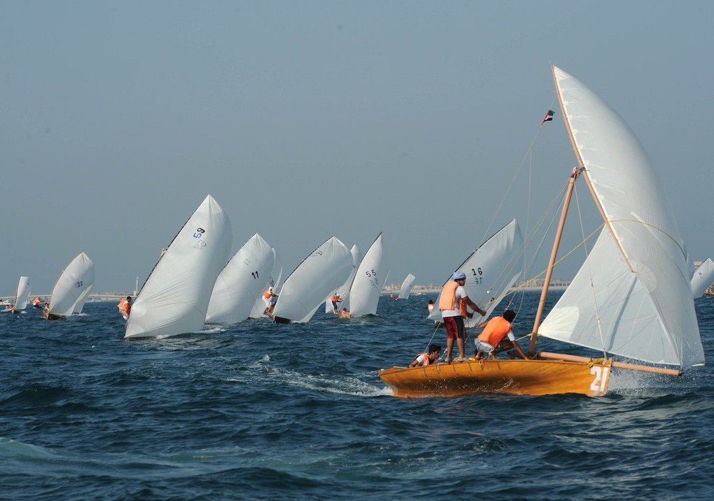 Dubai Traditional 22ft Sailing Dhow Race 23rd September 2011 photo copyright DIMC taken at  and featuring the  class