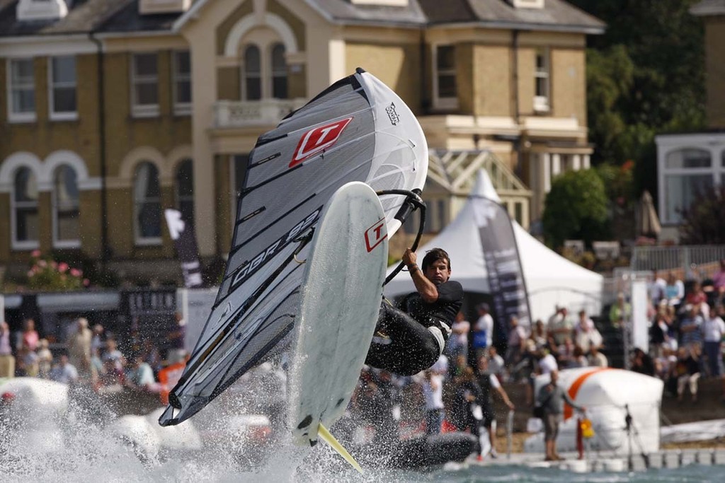 Windsurfers impress the crowds at Cowes Week 2010 photo copyright Lloyd Images http://lloydimagesgallery.photoshelter.com/ taken at  and featuring the  class